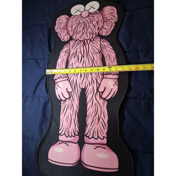 Pink KAWS Area Rug - Picture 2 of 4